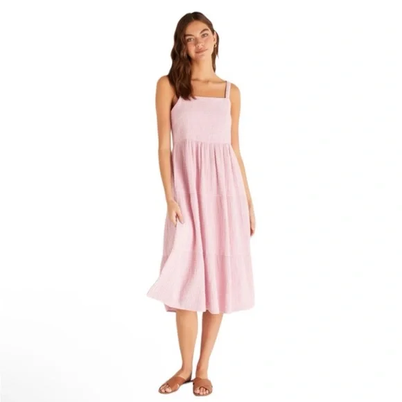 knee length dresses for ladies Z Supply Analise Midi Dress main image 0